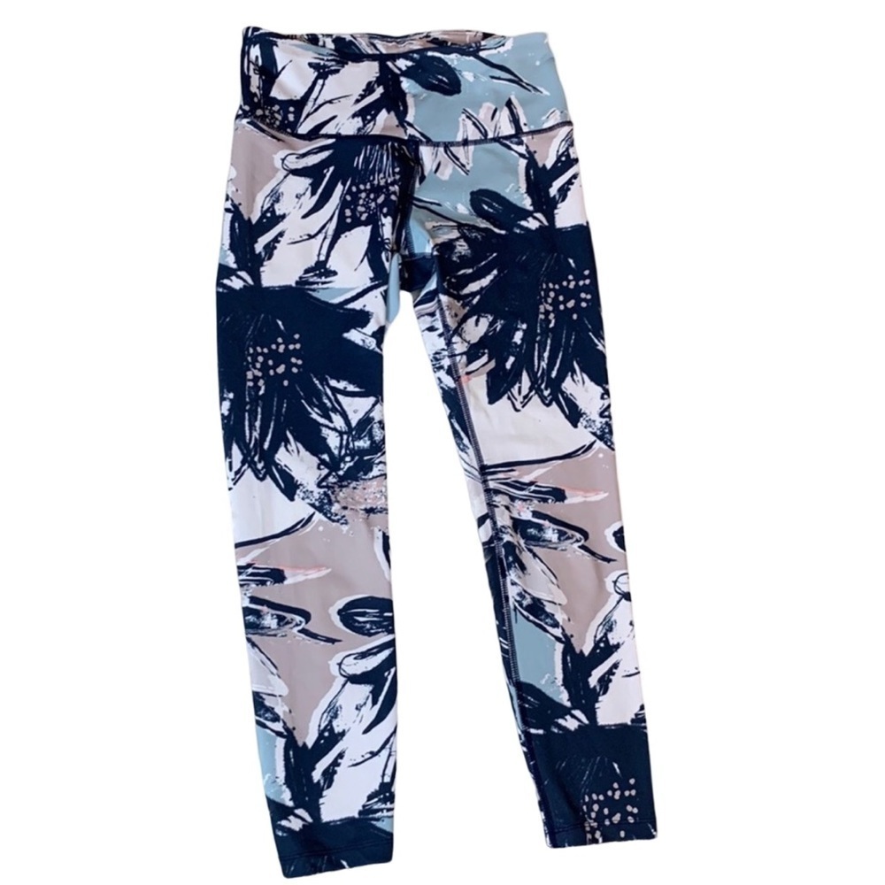 Apana floral print 7/8 lengths workout leggings Size Small